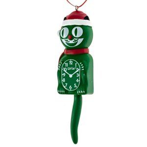 Green Kit Cat Klock Christmas Tree Ornament